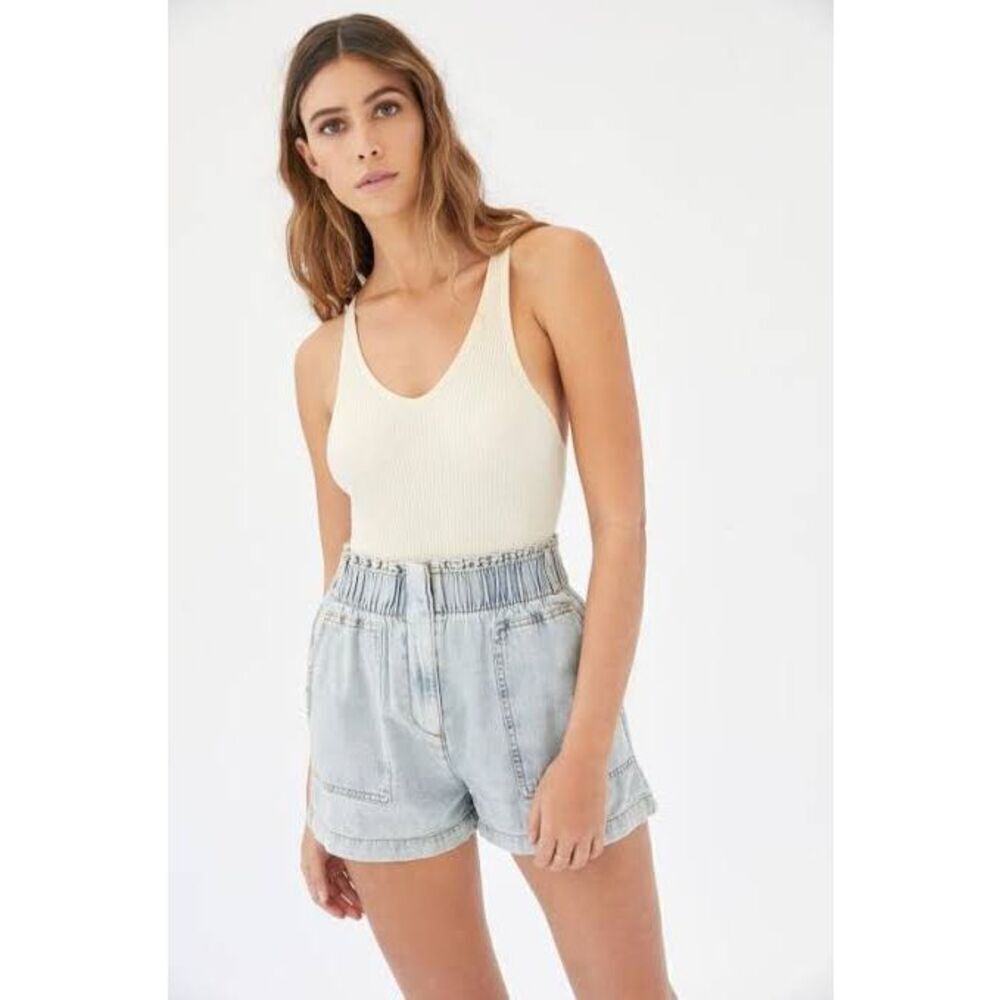 New Size Xxxlurban Outfitters Bdg Denim Paperbag Shorts Size Xxxl
